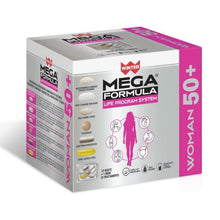 Carica l'immagine nel visualizzatore di Gallery, In una box mega formula donna winter trovi un vero e proprio programma di integrazione alimentare studiato per sostenere il benessere generale della donna dopo i 50 anni.
La confezione contiene un mese di trattamento, composto da 30 bustine con dosi giornaliere già suddivise per: multivitaminico e antiossidante, funzione muscolare, benessere pelle unghie e capelli, vie urinarie, digestione e microcircolo, omega 3