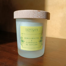 Carica l'immagine nel visualizzatore di Gallery, Candela Profumata Bergamotto e Cannella di Ceylon Nasoterapia