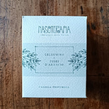 Carica l'immagine nel visualizzatore di Gallery, Candela profumata Gelsomino e Fiori d'Arancio Nasoterapia