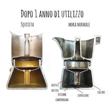 Carica l'immagine nel visualizzatore di Gallery, Squisita MokArgento moka in metalceramica agli ioni di argento 2 tazzine - GHA