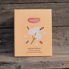 Carica l'immagine nel visualizzatore di Gallery, Tazza infusiera arancio per tisane in foglia - Bee Happy Neavita