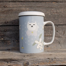 Carica l'immagine nel visualizzatore di Gallery, Tazza infusiera azzurra per tisane - Sorsi di Giappone Neavita