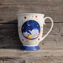 Carica l'immagine nel visualizzatore di Gallery, Tazza blu Royal mug per tisane - E' Sempre l'Ora del Tè Neavita