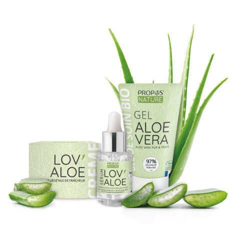 3 trattamenti cosmetici viso Aloe - Kit Lov'Aloe
