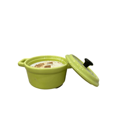 Candela di Palo Santo Cocotte in Pocellana Verde – Sanctus