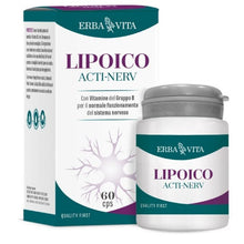 Carica l'immagine nel visualizzatore di Gallery, Integratore di Acido alfa lipoico in capsule vegetali ad azione antinfiammatorioa per nervi e tendini. utile per sciatalgie, gomito del tennista, tunnel carpale, mal di denti 
