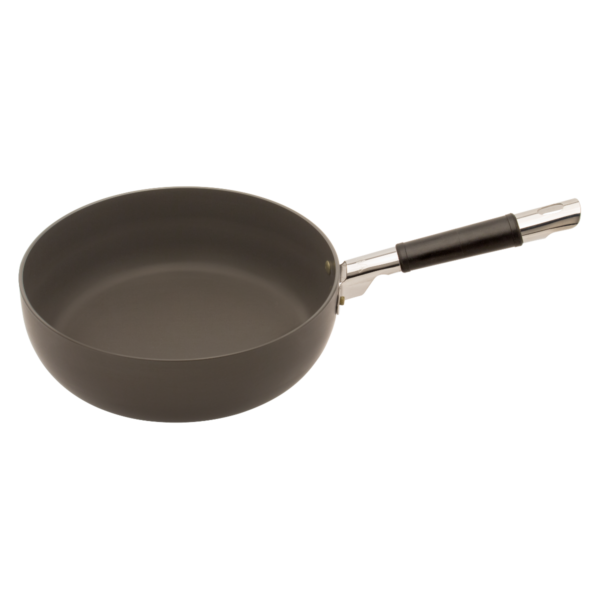 Casseruola con manico in acciaio silver professional - GHA le pentole della salute