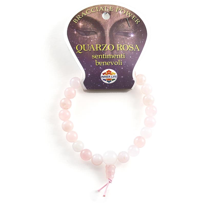 Bracciale in Quarzo rosa