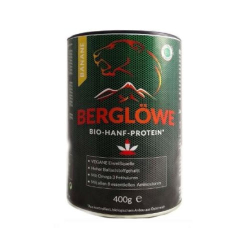 Proteine di Canapa Biologica e Omega 3 Berglowe gusto banana - BioKing