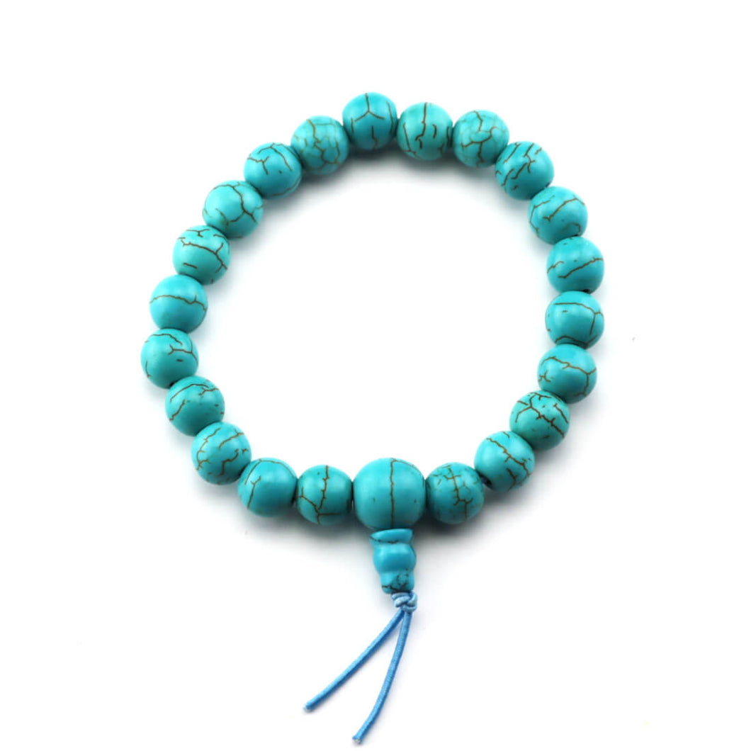 Bracciale in Howlite turchese