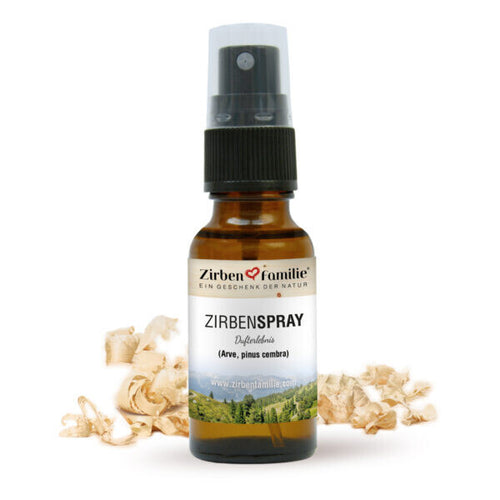 L'olio essenziale di Pino cembro è ottimo per ravvivare l'aroma naturale del cuscino o del legno di cirmolo, oppure per l'aria della casa o dell'ufficio. Utile per disinfettare e rinfrescare l'aria delle stanze e per conciliare il sonno. Rimuove gli odori sgradevoli dagli ambienti domestici