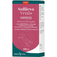 Sollievo Venis plus è un integratore alimentare a base di&nbsp;una speciale associazione di estratti vegetali mirati ed in sinergia tra loro tra cui: Vite rossa, Rusco, Centella e Mirtillo. Il prodotto, inoltre, contiene Vitamina C da Rosa canina e Diosmina micronizzata, indicati per la formazione di collagene e la corretta funzione dei vasi sanguigni