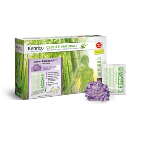 Cerotto disintossicante Green edition KX-2 per fibromialgia, Crohn, vampate, autismo, sbalzi di umore - Kenrico