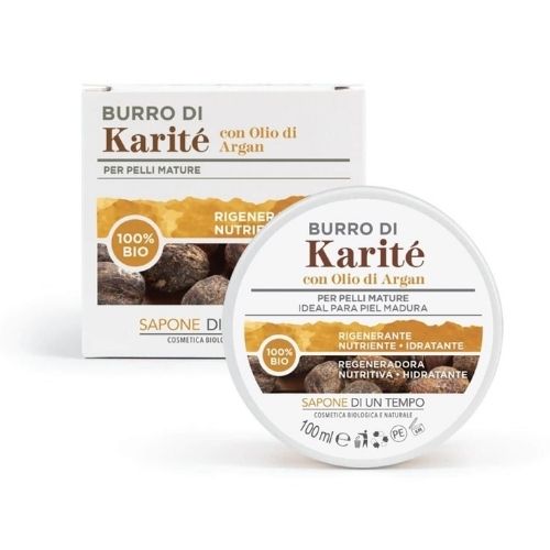 Burro di Karitè con olio di Argan - Sapone di un Tempo cosmetica biologica e naturale