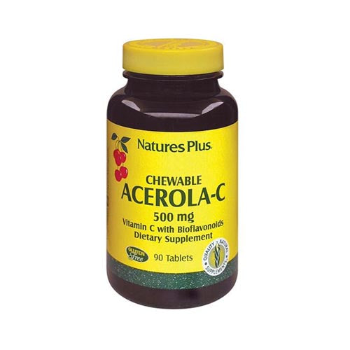 Acerola C Vitamina C masticabile 500mg - Natures Plus
