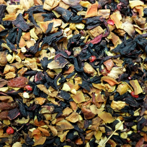 Infuso per tisane con pezzi di frutta di arancia e zenzero Neavita