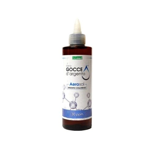 Argento Colloidale nano gocce d'argento 30 ppm Aerosol 200ml - Biomed