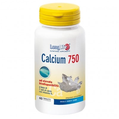 Calcium 750 integratore di calcio - LongLife