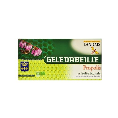 Geledabeille Fiale di Pappa reale e Propoli in soluzione di Miele - LANDAIS