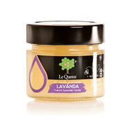 Miele di lavanda francese della provenza in vaso di vetro. Il miele di lavanda è un miele raro e pregiato con un gusto unico. E' utile per chi ha cattivo sonno e soffre di stress