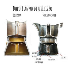 Carica l&#39;immagine nel visualizzatore di Gallery, Royal MokArgento moka in metalceramica agli ioni di argento 4 tazzine - GHA
