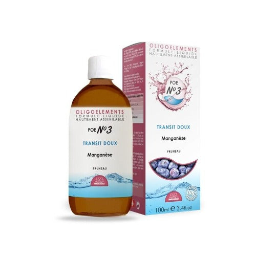 Oligoelementi transito intestinale POE 3 Prugna, manganese, magnesio, zinco - Bioligo