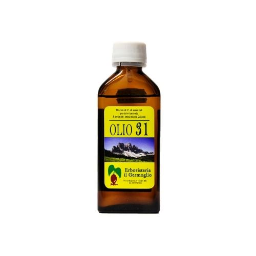 Olio 31 oli essenziali secondo originale ricetta svizzera - Erboristeria il Germoglio