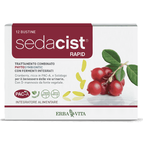 Sedacist Rapid mirtillo rosso bustine - Erba Vita