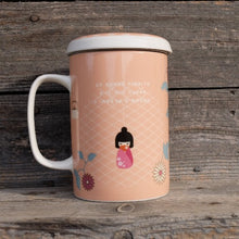 Carica l&#39;immagine nel visualizzatore di Gallery, Tazza infusiera rosa per tisane - Sorsi di Giappone Neavita
