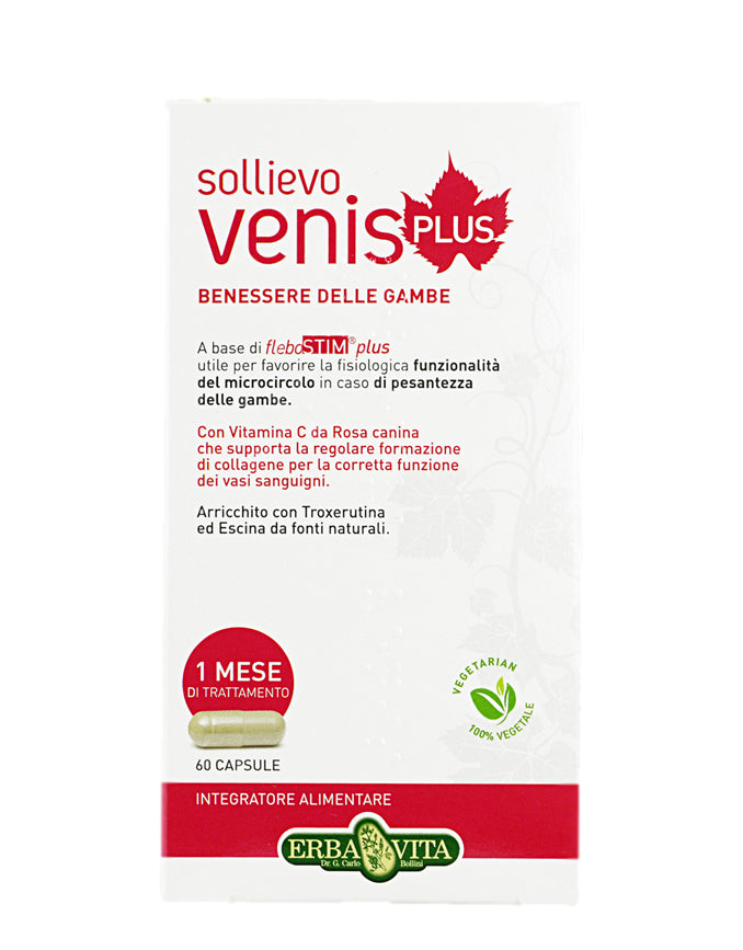 Sollievo Venis Plus capsule - Erboristeria il Germoglio