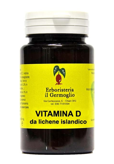 Vitamina D da Lichene islandico - Erboristeria il Germoglio